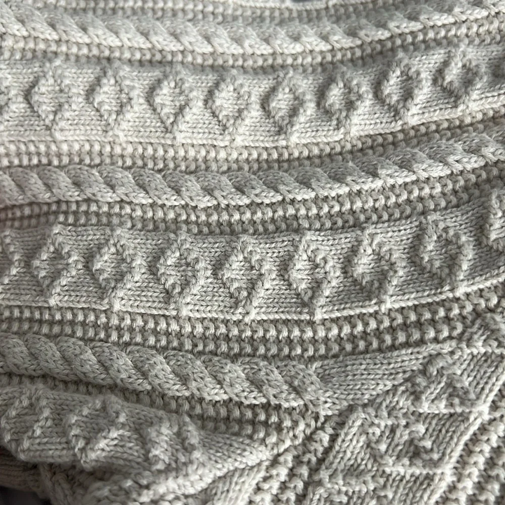 J. Crew Cream Knit Short-Sleeve Polo Cardigan